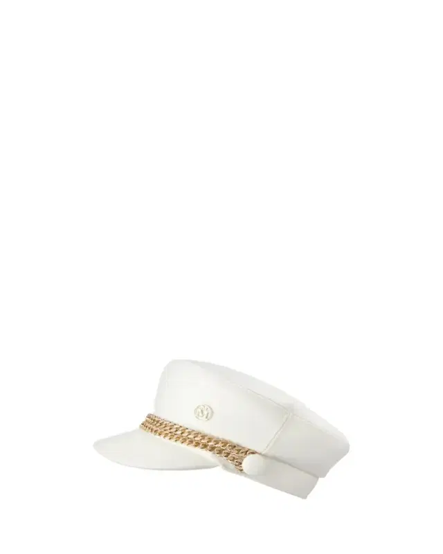 New Abby Wool Newsboy Cap With Embellished Chain