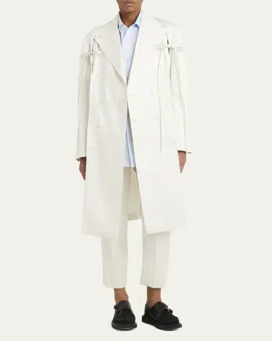 SETCHU Origami Button Cuff Silk Pants | Thumbnail 2
