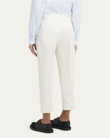 SETCHU Origami Button Cuff Silk Pants | Thumbnail 3
