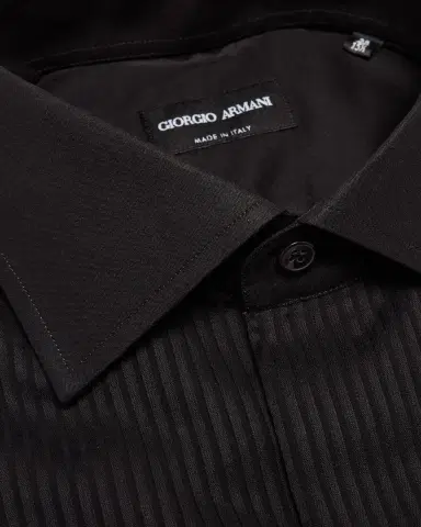 Giorgio Armani Men's Formal Bib Dress Shirt | Thumbnail 2 Giorgio Armani Men's Formal Bib Dress Shirt | Thumbnail 2