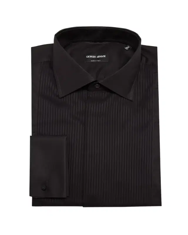 Giorgio Armani Men's Formal Bib Dress Shirt