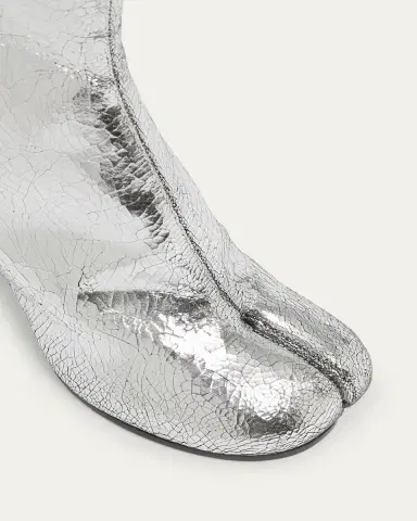 Maison Margiela Tabi Split-Toe Metallic Leather Ankle Boots | Thumbnail 3 Maison Margiela Tabi Split-Toe Metallic Leather Ankle Boots | Thumbnail 3