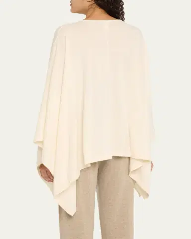 Arlotta Cashmere Cashmere Handkerchief Poncho | Thumbnail 2 Arlotta Cashmere Cashmere Handkerchief Poncho | Thumbnail 2