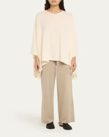 Arlotta Cashmere Cashmere Handkerchief Poncho | Thumbnail 3 Arlotta Cashmere Cashmere Handkerchief Poncho | Thumbnail 3