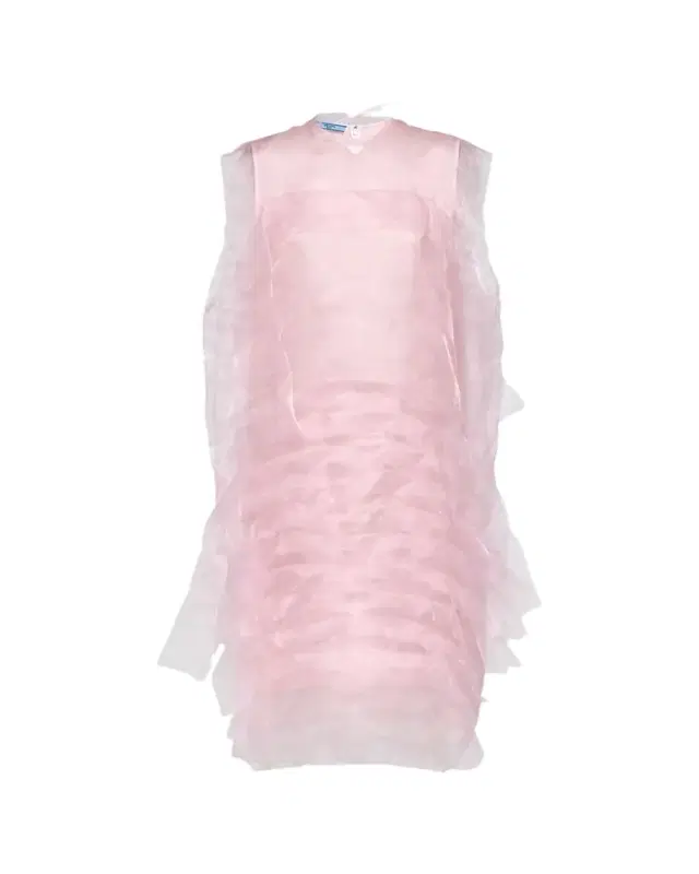 Prada Sleeveless Technical Voile Dress