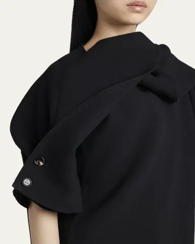 Bottega Veneta Light Double Wool Crepe Top | Thumbnail 5 Bottega Veneta Light Double Wool Crepe Top | Thumbnail 5