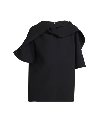 Bottega Veneta Light Double Wool Crepe Top | Thumbnail 1 Bottega Veneta Light Double Wool Crepe Top | Thumbnail 1