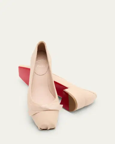Christian Louboutin Mamaflirt Leather Red Sole Ballerina Pumps | Thumbnail 5