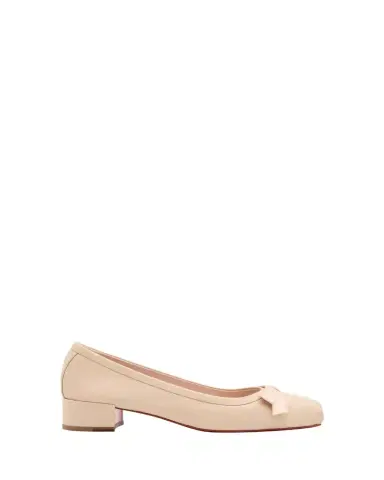 Christian Louboutin Mamaflirt Leather Red Sole Ballerina Pumps | Thumbnail 1
