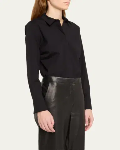 Wolford Cotton Poplin Blouse Bodysuit | Thumbnail 4 Wolford Cotton Poplin Blouse Bodysuit | Thumbnail 4
