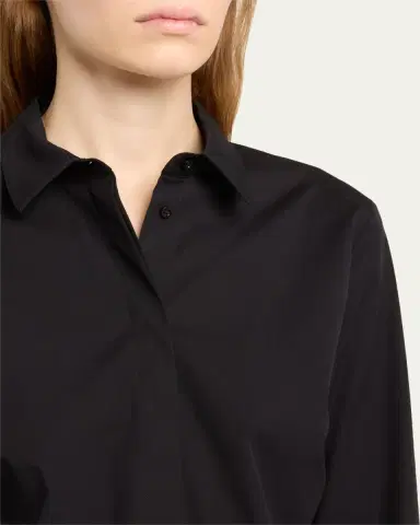 Wolford Cotton Poplin Blouse Bodysuit | Thumbnail 5 Wolford Cotton Poplin Blouse Bodysuit | Thumbnail 5