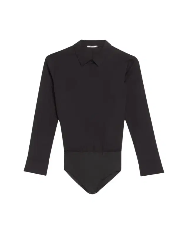 Cotton Poplin Blouse Bodysuit