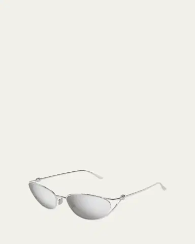Bottega Veneta Knot Metal Cat-Eye Sunglasses | Thumbnail 2 Bottega Veneta Knot Metal Cat-Eye Sunglasses | Thumbnail 2