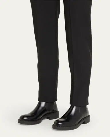 Prada Chocolate Calfskin Chelsea Ankle Boots | Thumbnail 2 Prada Chocolate Calfskin Chelsea Ankle Boots | Thumbnail 2