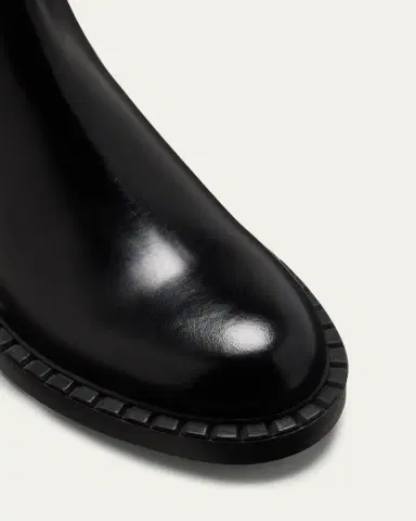 Prada Chocolate Calfskin Chelsea Ankle Boots | Thumbnail 5 Prada Chocolate Calfskin Chelsea Ankle Boots | Thumbnail 5