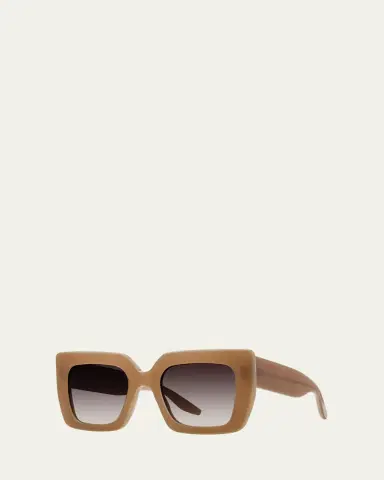 BARTON PERREIRA Wailua Camel Zyl Butterfly Sunglasses | Thumbnail 4 BARTON PERREIRA Wailua Camel Zyl Butterfly Sunglasses | Thumbnail 4