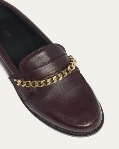 Golden Goose Jerry Chain Leather Penny Loafers | Thumbnail 5