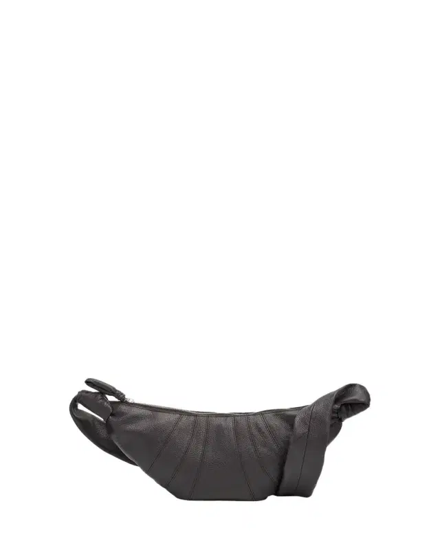 Men's Small Croissant Leather Shoulder Bag