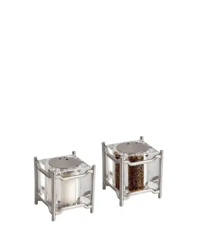L'Objet Han Platinum Salt & Pepper Shakers, Set of 2 | Thumbnail 1