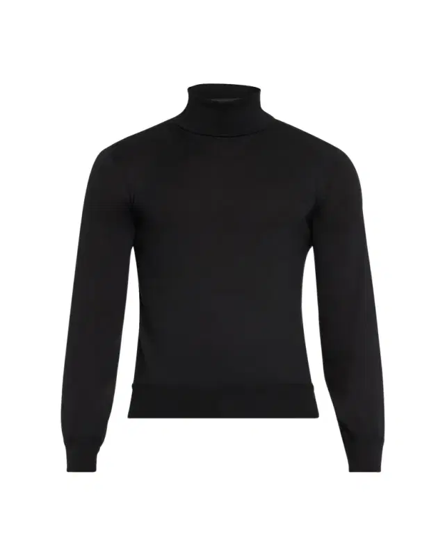 Men's Fine-Gauge Cashmere Turtleneck Sweater