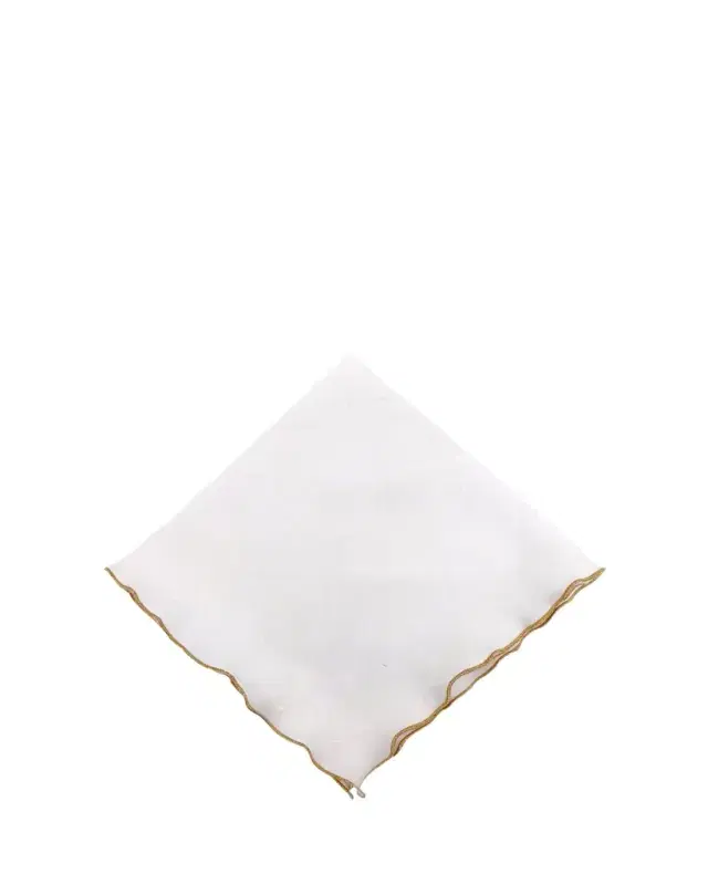 Golden Lettuce Edge Napkin
