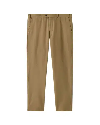 Loro Piana Men's Carlo Hyannis Straight Cotton Trousers | Thumbnail 1 Loro Piana Men's Carlo Hyannis Straight Cotton Trousers | Thumbnail 1