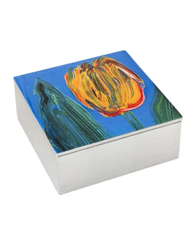 Tulip Quartet Coaster Box, Set of 4