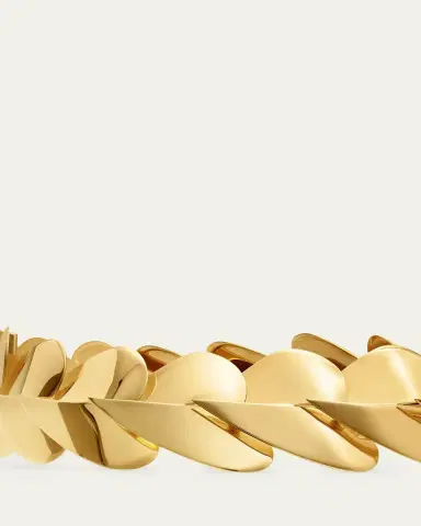 Alaïa Goldtone Layered Leaf Necklace | Thumbnail 2