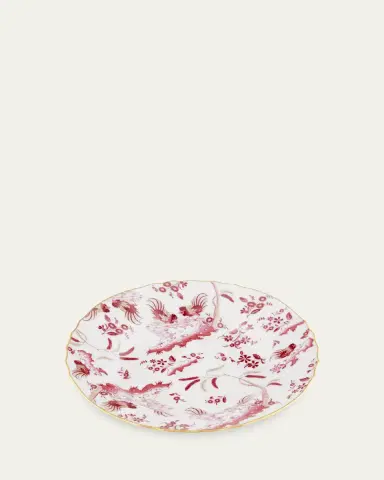 Ginori 1735 Oro di Doccia Magenta Soup Plate | Thumbnail 2