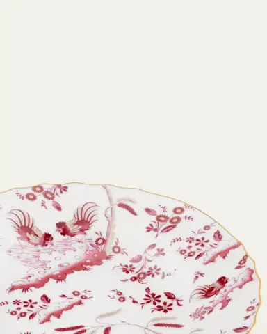 Ginori 1735 Oro di Doccia Magenta Soup Plate | Thumbnail 3