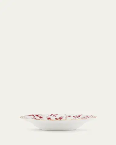Ginori 1735 Oro di Doccia Magenta Soup Plate | Thumbnail 4