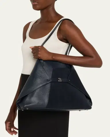 Akris Ai Medium Patchwork Leather Tote Bag | Thumbnail 5