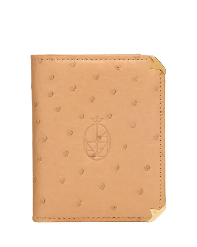 Jacques Marie Mage Men's Elston Ostrich Trifold Wallet