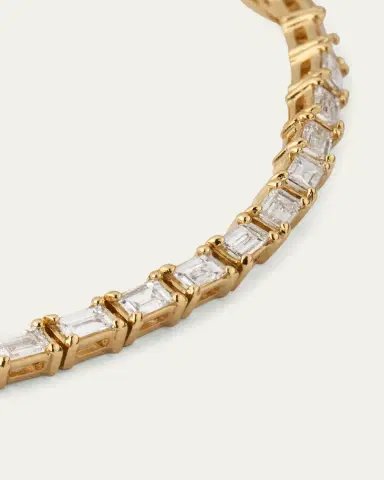 Lana 14K Baguette Diamond Tennis Bracelet | Thumbnail 4 Lana 14K Baguette Diamond Tennis Bracelet | Thumbnail 4