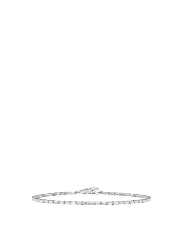 Lana 14K Baguette Diamond Tennis Bracelet