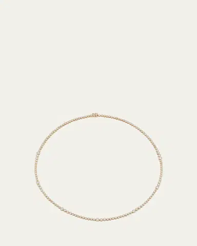 ONDYN Rainsun Tennis Necklace with Diamonds, 15"L | Thumbnail 2