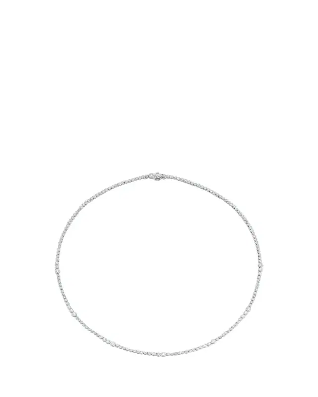 ONDYN Rainsun Tennis Necklace with Diamonds, 15"L