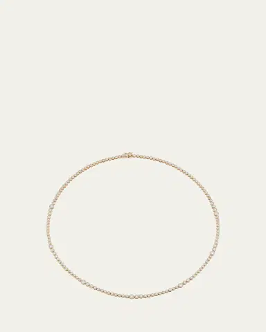 ONDYN Rainsun Tennis Necklace with Diamonds, 16"L | Thumbnail 2