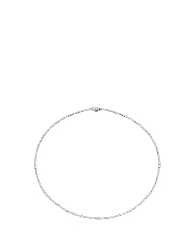 ONDYN Rainsun Tennis Necklace with Diamonds, 16"L