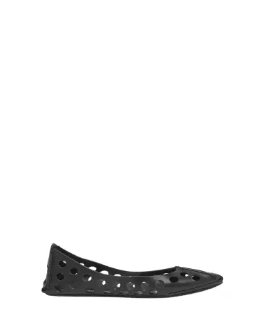 Alaïa Perforated Leather Ballerina Flats | Thumbnail 1