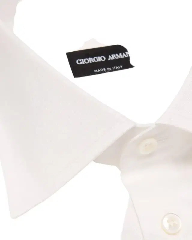 Giorgio Armani Men's Solid Cotton Dress Shirt
