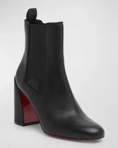 Christian Louboutin 85mm Turelastic Leather Ankle Booties | Thumbnail 2