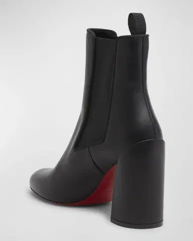 Christian Louboutin 85mm Turelastic Leather Ankle Booties | Thumbnail 3