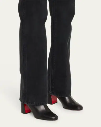 Christian Louboutin 85mm Turelastic Leather Ankle Booties | Thumbnail 7