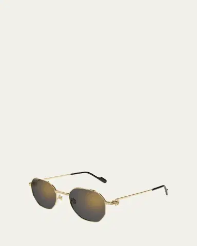 Cartier Mirrored Round Metal Sunglasses | Thumbnail 2 Cartier Mirrored Round Metal Sunglasses | Thumbnail 2
