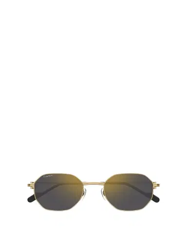 Cartier Mirrored Round Metal Sunglasses | Thumbnail 1 Cartier Mirrored Round Metal Sunglasses | Thumbnail 1