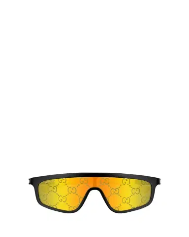 Gucci Men's GG Monogram Shield Sunglasses | Thumbnail 1