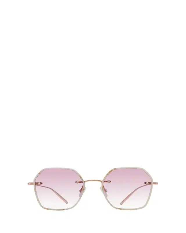 Barton Perreira Rhonda Rose Gold Titanium & Acetate Square Sunglasses