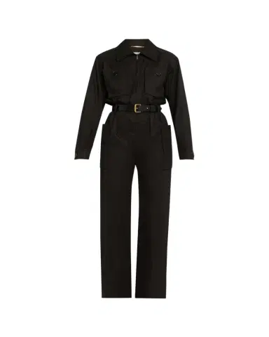 Saint Laurent Cotton Twill Cargo Pocket Jumpsuit | Thumbnail 1