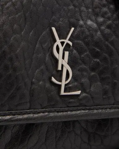 Saint Laurent Men's Niki Small Messenger Bag in Grained Lambskin | Thumbnail 2 Saint Laurent Men's Niki Small Messenger Bag in Grained Lambskin | Thumbnail 2